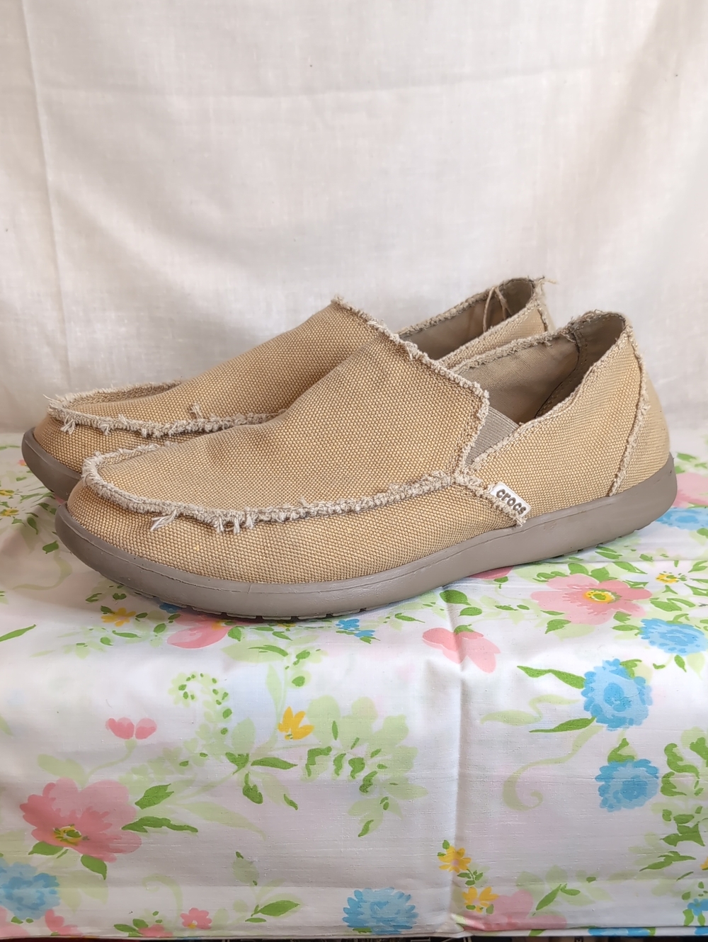 Crocs Santa Cruz Canvas Slip-On Mule shoes mens 13